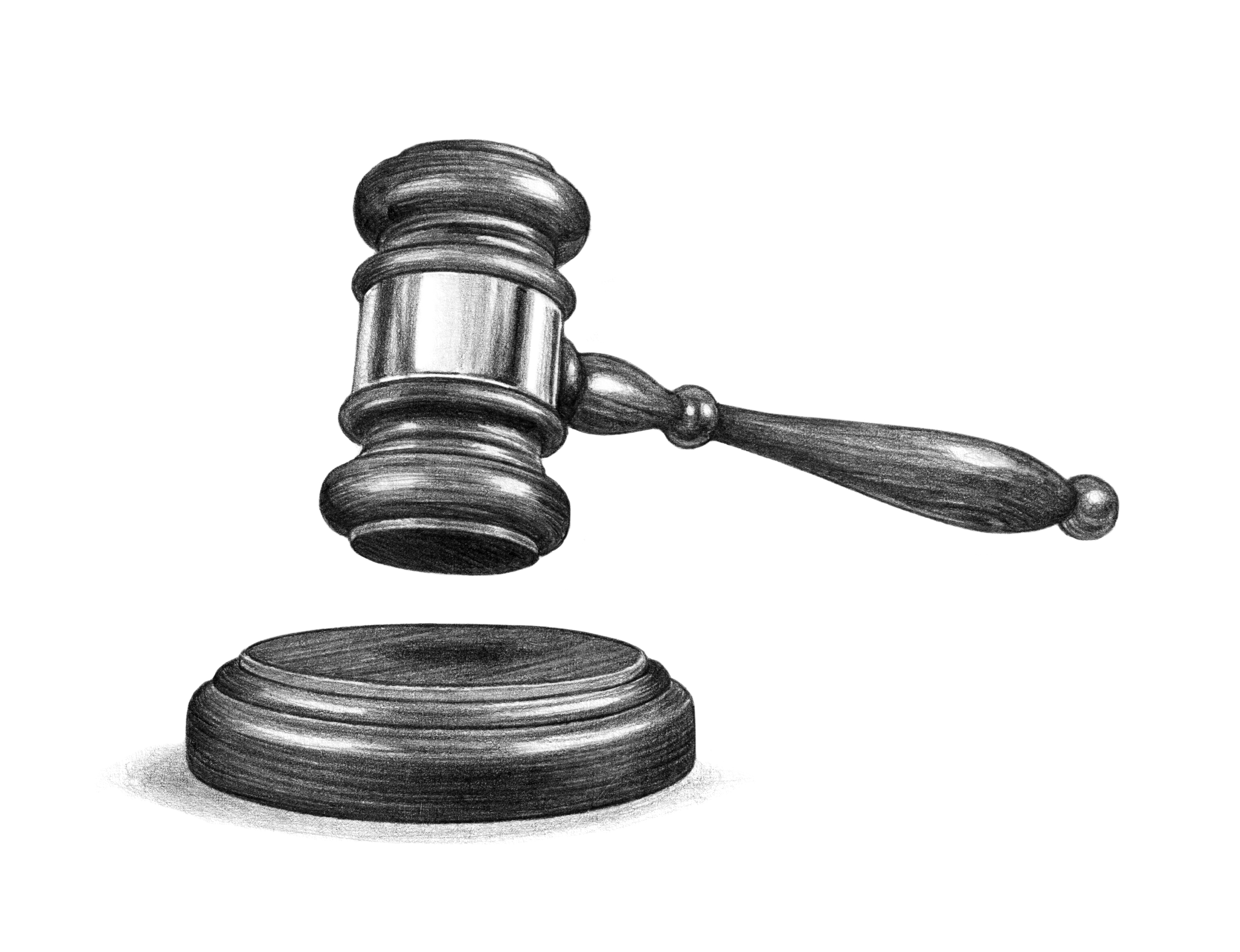 Gavel representing avoidance of probate court
